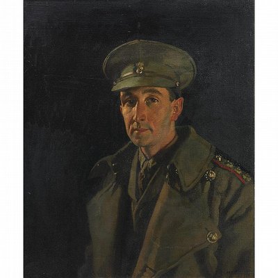Porträt von Captain Wood der Royal Inniskilling Fusiliers von William Orpen